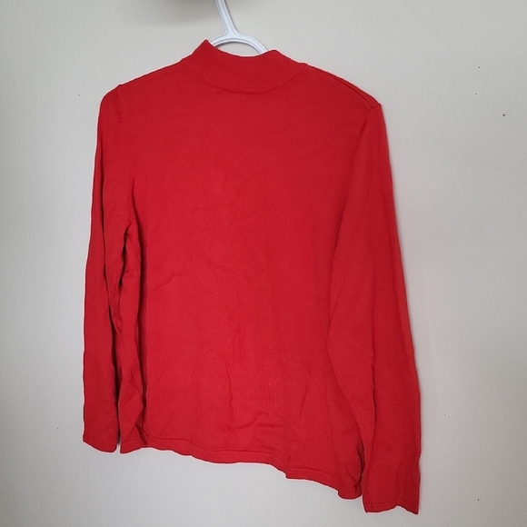 Joan Rivers Red Knit Top - Picture 5 of 5